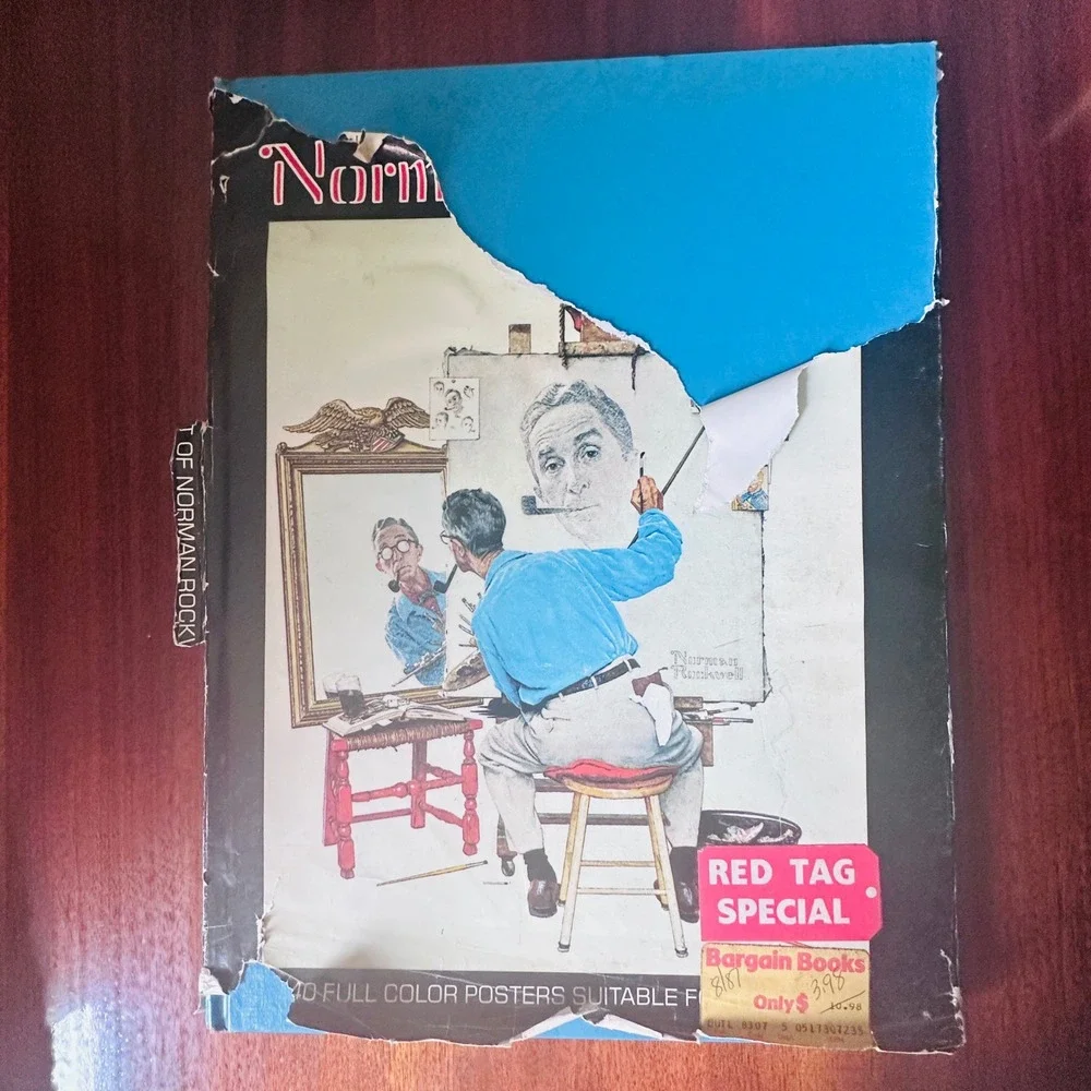 The Best of Norman Rockwell 40 Full Color Posters Art Book Michael‎ Schau 1987